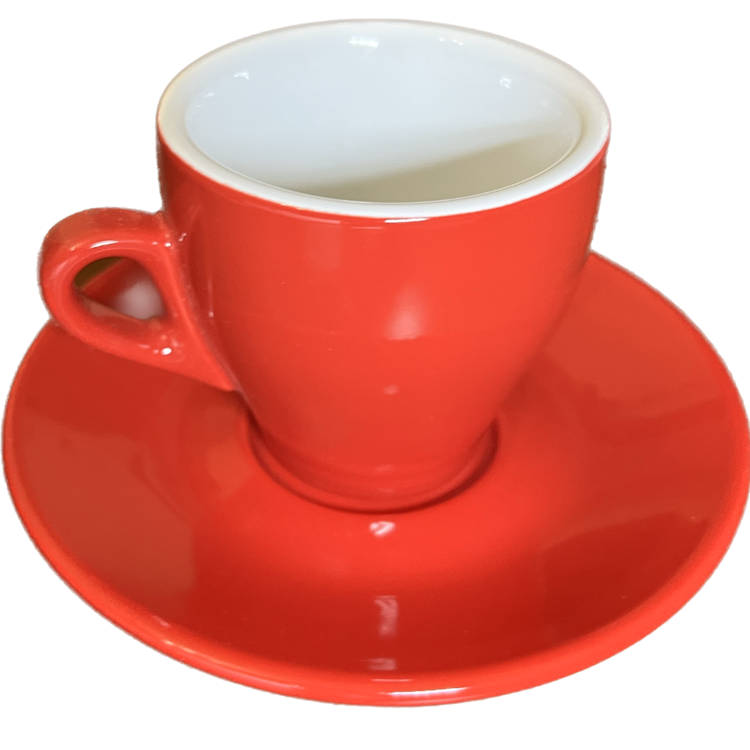 Tazas Capuccino Milano Red Nuova Point 155 cc