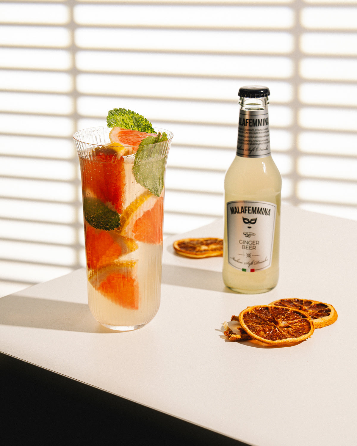 Malafemmina Ginger Beer en cóctel