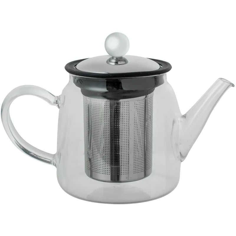 Tetera con infusor vidro 450ml Transparente