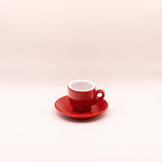 Tazas Espresso Palermo Red Nuova Point 56 cc – 6 un