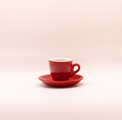 Tazas Espresso Palermo Red Nuova Point 56 cc – 6 un