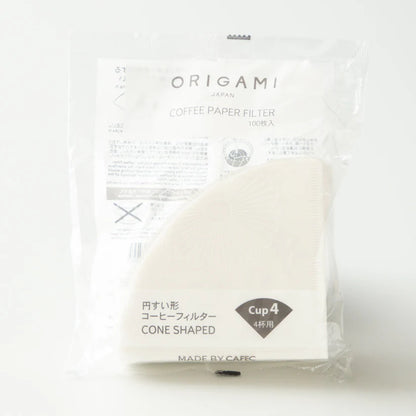 Filtros de papel Origami 100 un