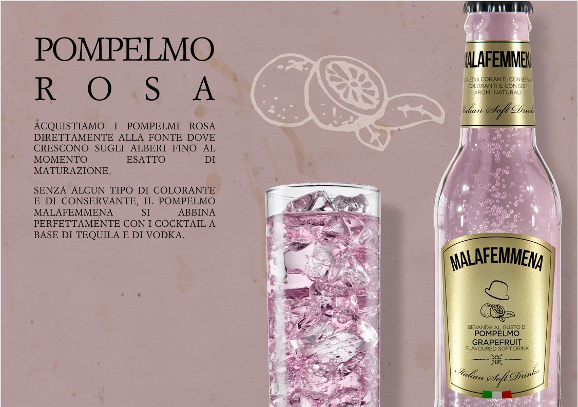Malafemmena Grapefruit (pomelo) soda