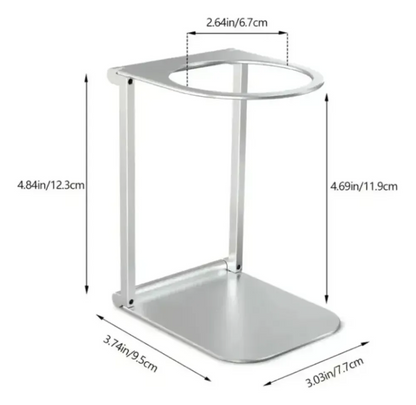 Soporte plegable de aluminio