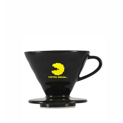 Set Dripper V60 Ceramic PAC-MAN Hario