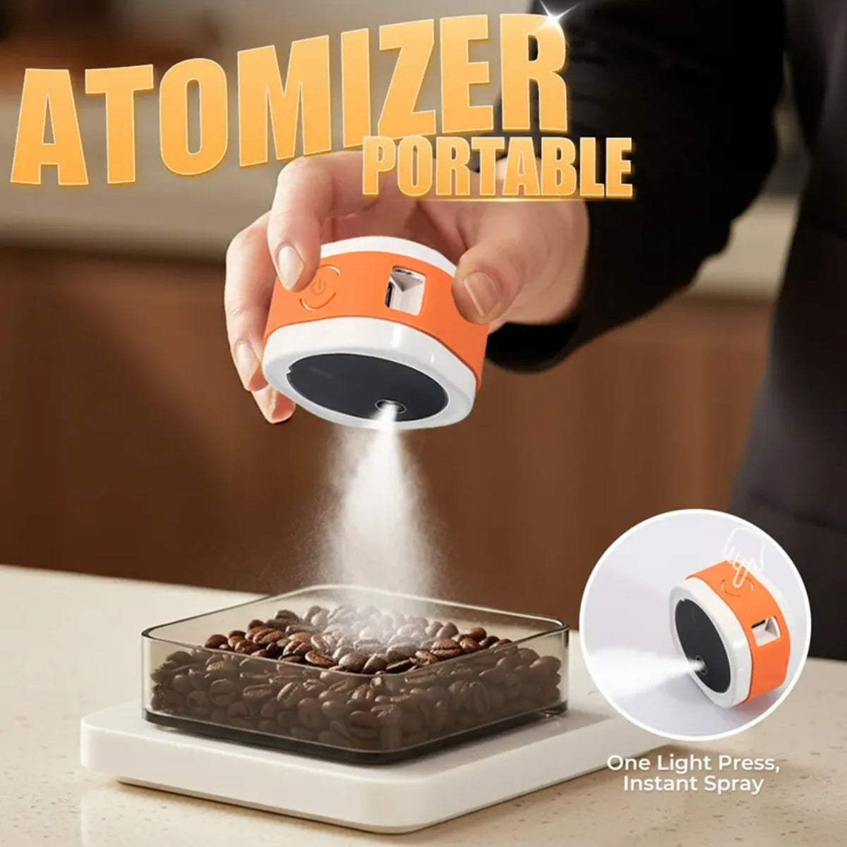 Atomizador de granos de café