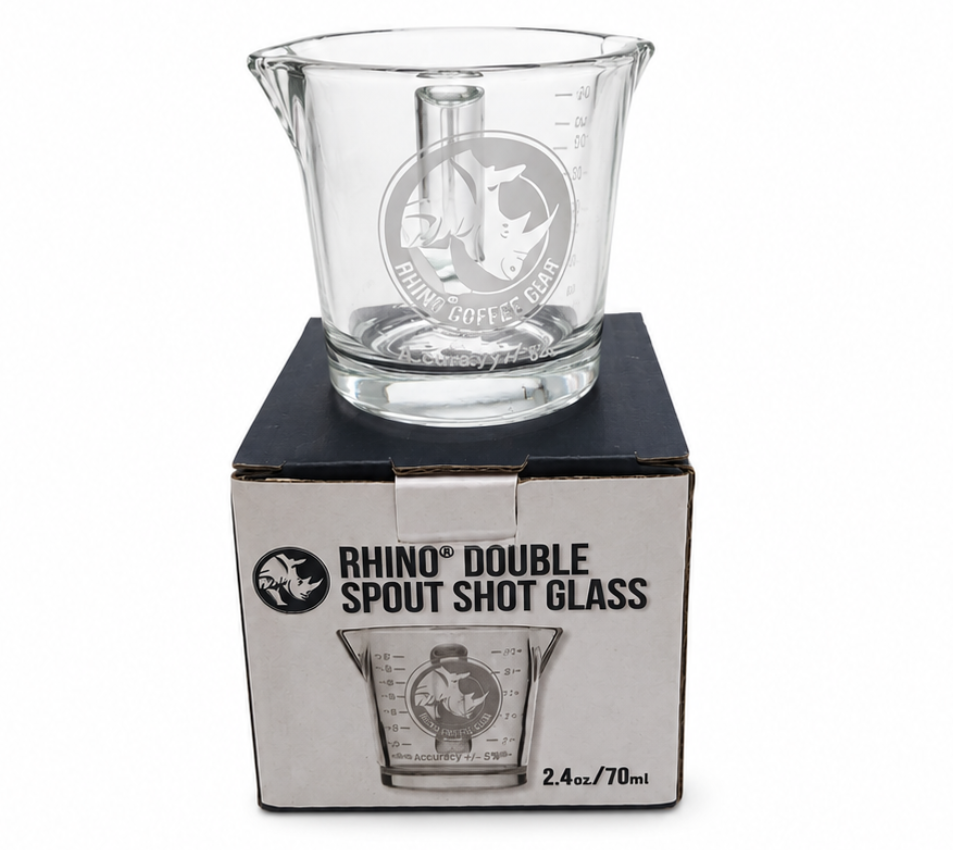 Vaso Medidor Café Shot Glass Double Spout Rhino