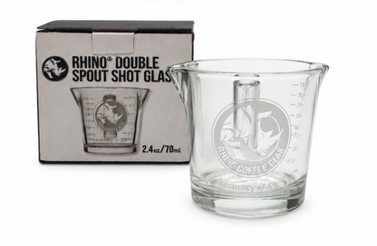 Vaso Medidor Café Shot Glass Double Spout Rhino