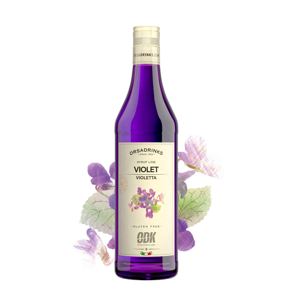 Syrup Violeta 750ml Vidrio ODK – InCafé